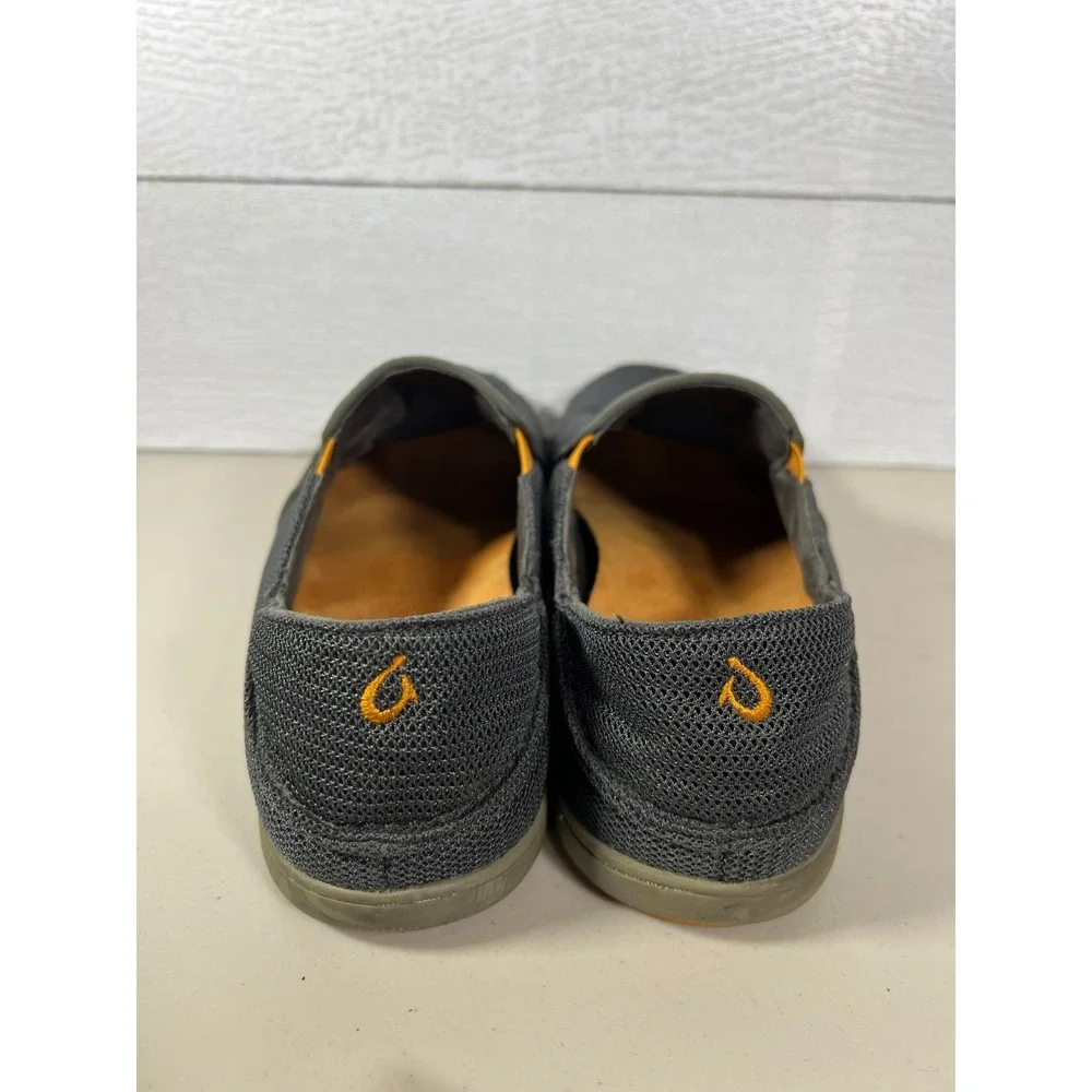 OluKai Nohea Mesh Men's Casual Slip On Shoe Size 9.5 Shoe Dark Shadow Colorway